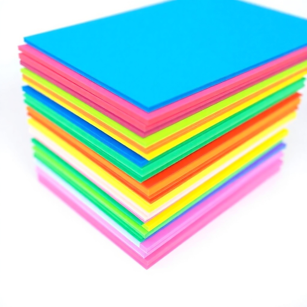 Pliegos de Foami de colores